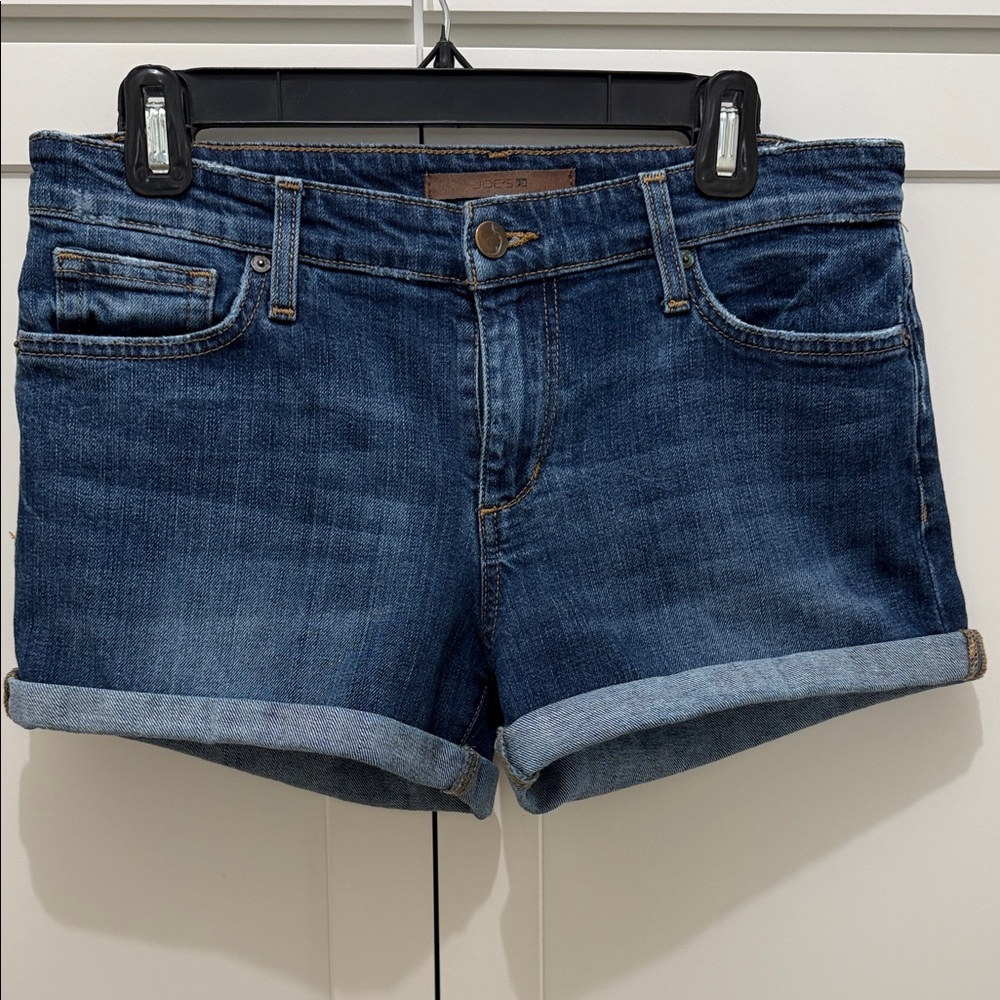 Joe's Jeans Indigo Blue Rolled Hem Shorts